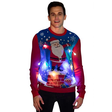 funny christmas sweaters with lights